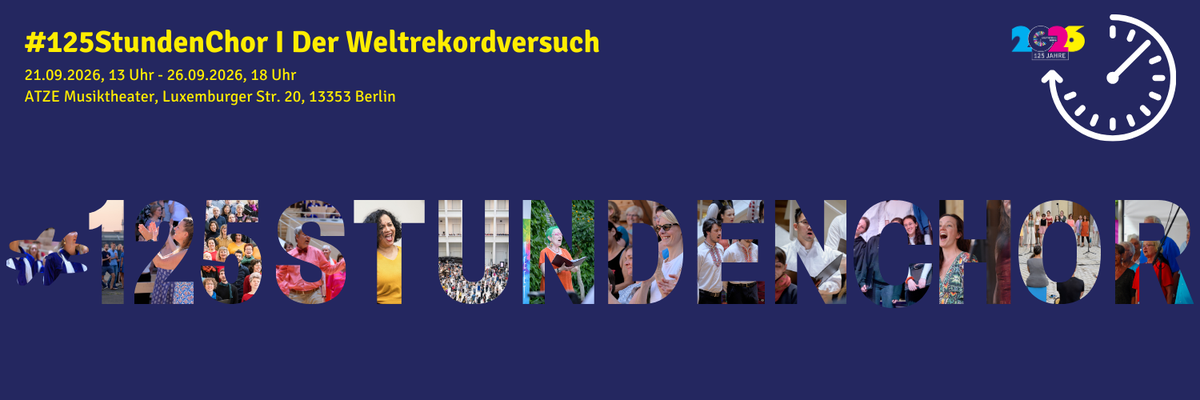 125-Stunden-Singen Berlin